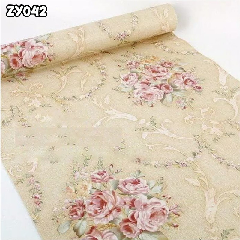 Wallpaper Dinding Motif Modern Kode ZY Wallpaper Dinding 3D Motif Elegant Size 45Cm X 10M High Quality Stiker Dinding Wallpaper Ruangan-ZY042