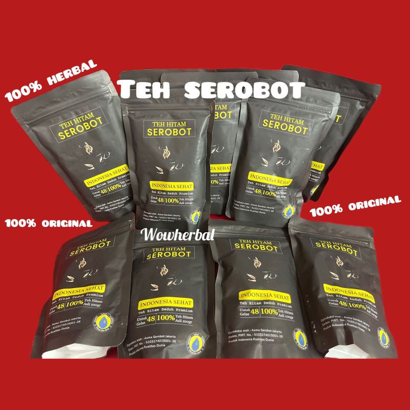 

TEH HITAM SEROBOT HERBAL PREMIUM ORIGINAL TEH HERBAL SEDUH