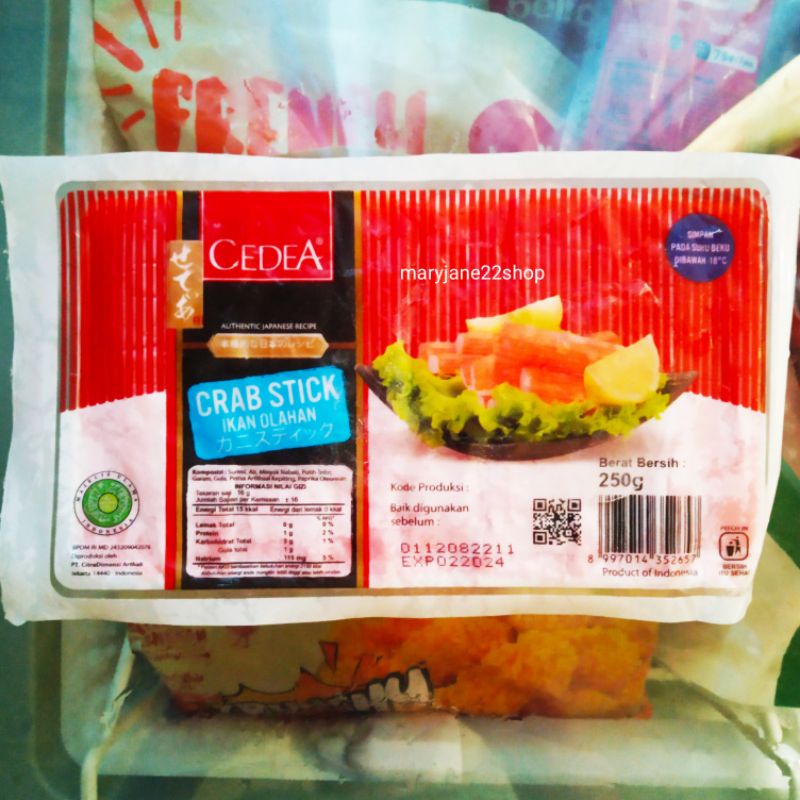 

Crab Stick Cedea 250 gr