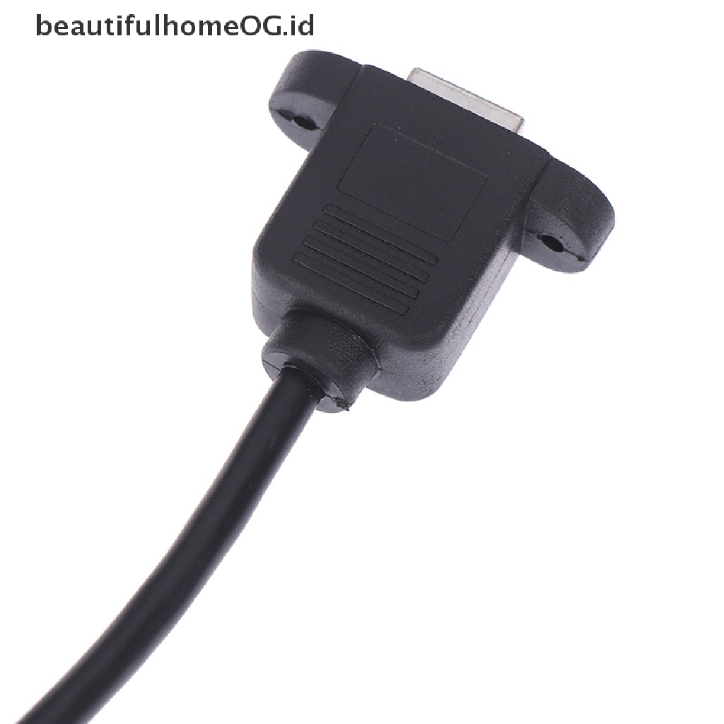 Kabel Extension USB 2.0 Tipe B Male Ke Tipe B Female Dengan Panel Mount Untuk Printer