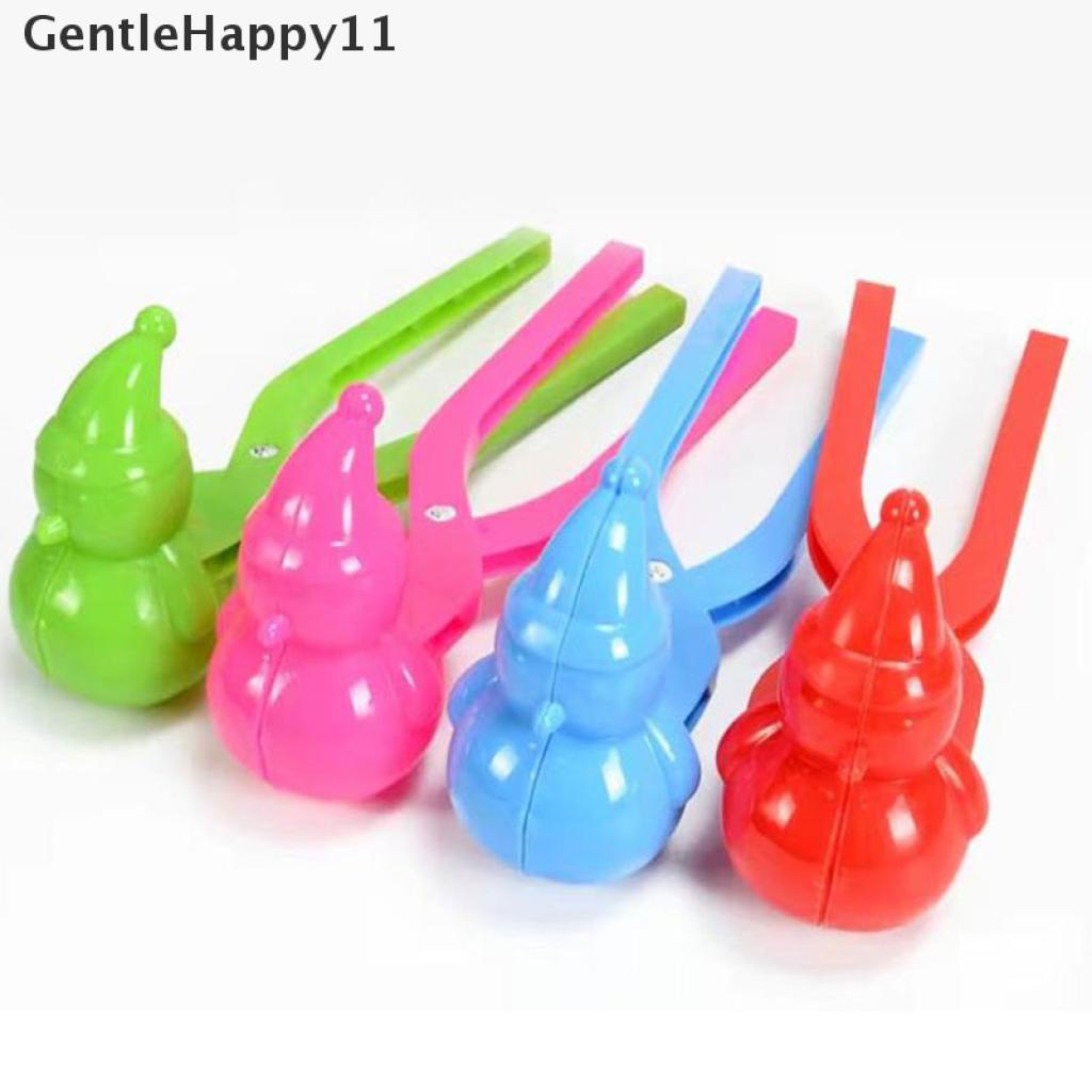 Gentlehappy Winter Plastic Snowball Maker Clip Pembuat Bola Salju Lucu Snowballs Outdoor Sport