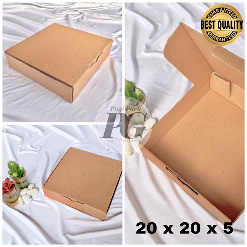 

KARDUS BOX POLOS MODEL PIZZA 20x20x5