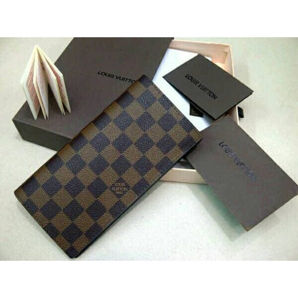 DISKON     DOMPET KULIT LV PANJANG PRIA / WANITA IMPORT PREMIUM QUALITY     ORIGINAL