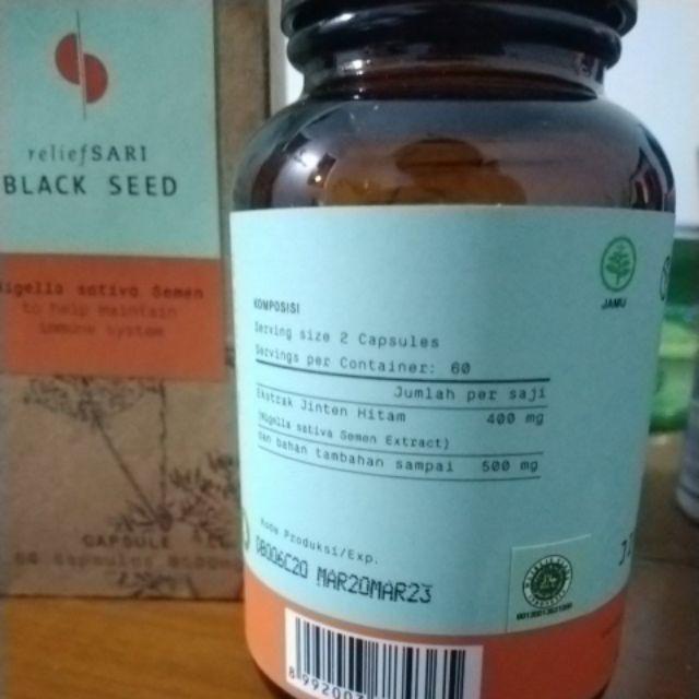 Herbana Relief Sari Jinten Hitam 60 Kapsul Shopee Indonesia