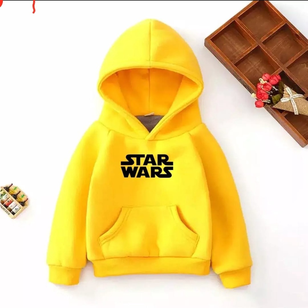 HOODIE ANAK TEBAL STARWARS - ATASAN HALUS TERLARIS