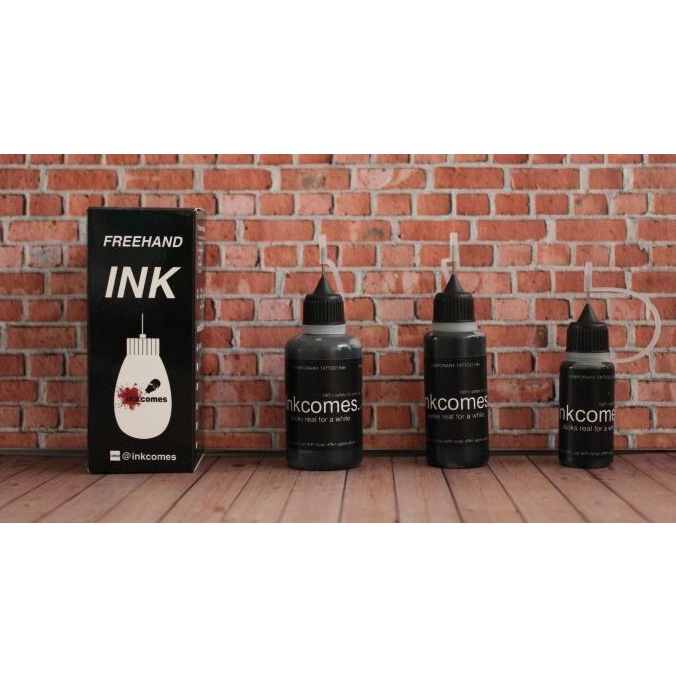 30ml Warna - Inkcomes Colors Tinta Tattoo Temporary Temporer Inkbox
