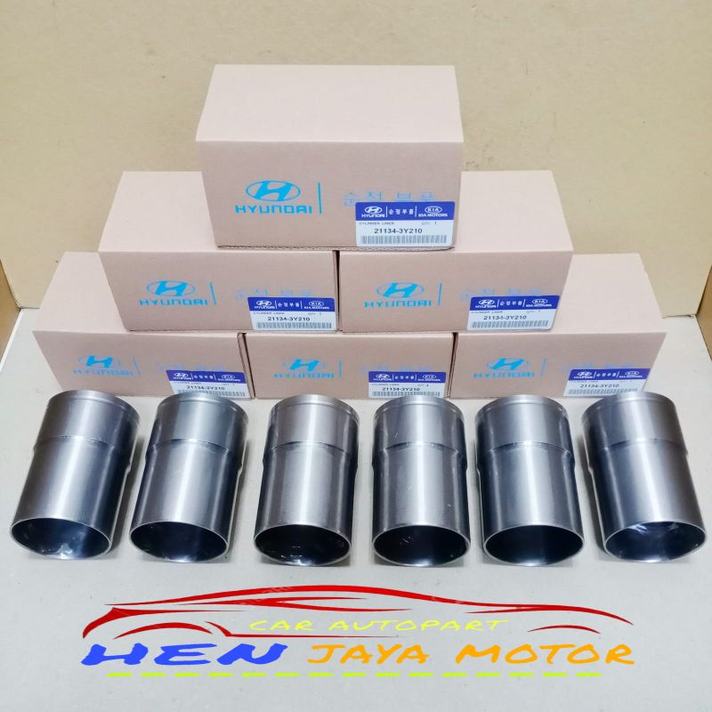 LINER SET BORING SET KIA CARNIVAL BENSIN SEDONA BENSIN V6 1SET 6PC ORI