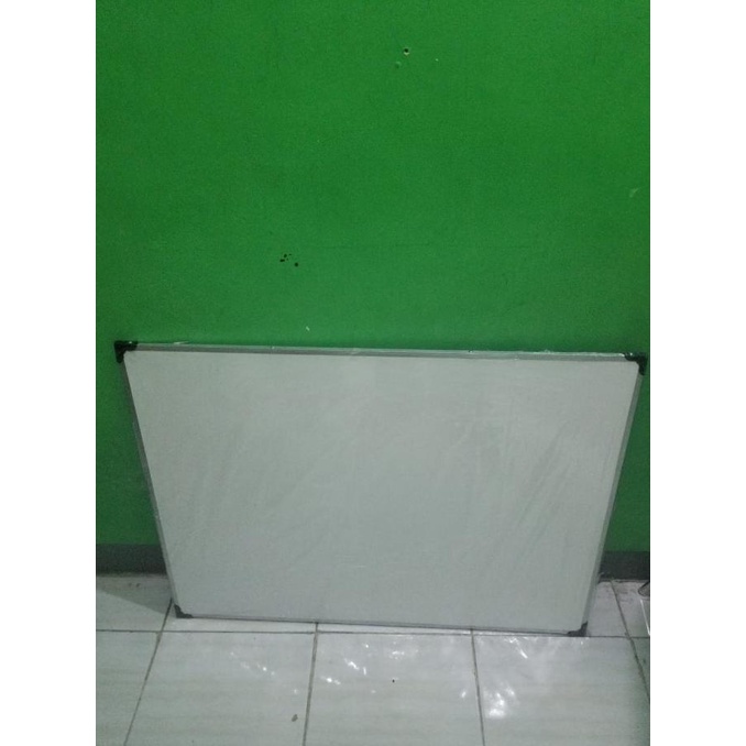 

*$*$*$*$] PAPAN TULIS/WHITE BOARD DUA SISI SPIDOL DAN KAPUR 60 X 80 cm