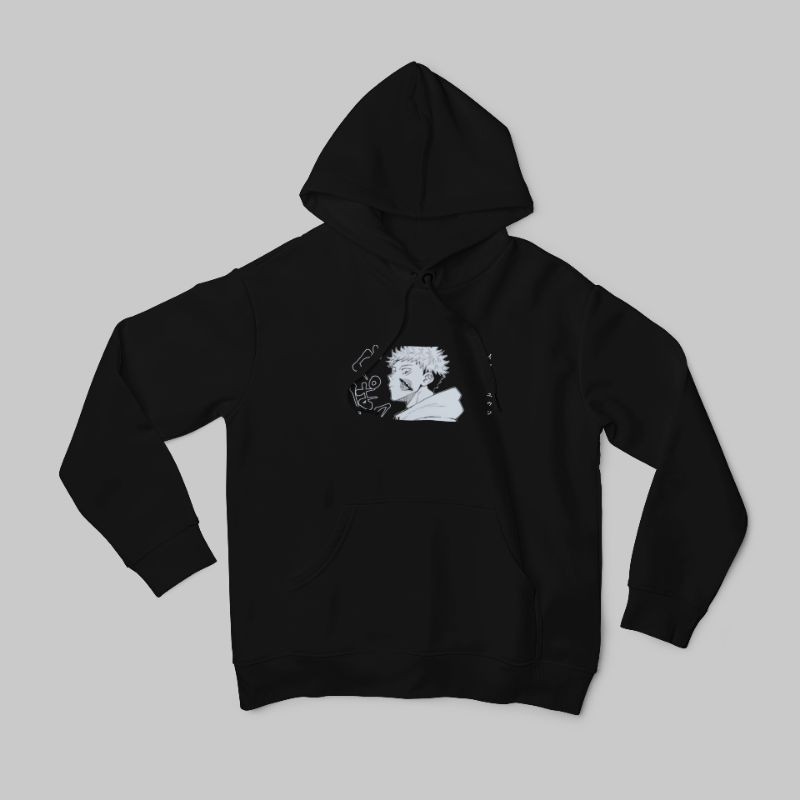 Hoodie Yuji Itadori Jaket Hoodie Jujutsu Kaisen