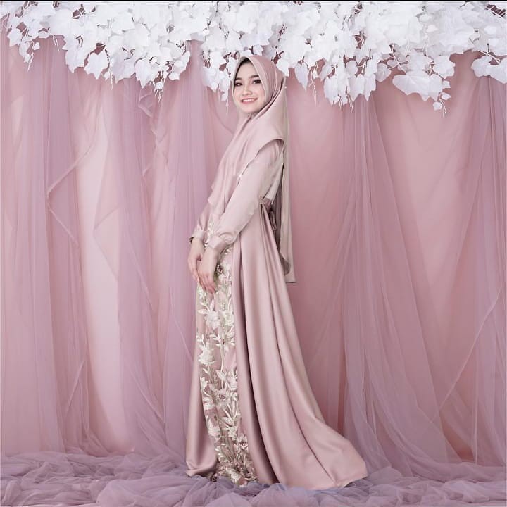 OBRAL SALE ZAMANI SYARI DRESS /DRESS BRUKAT/DRESS PESTA/DRESS CANTIK/ GAMIS BAGUS RUMAH KEBAYA BANDUNG RUMAH SONGKET BANDUNG