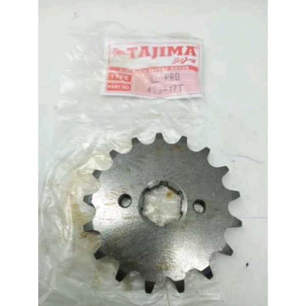 gir gear depan glpro gl pro cdi gl 100 ukura 17 428 tajima