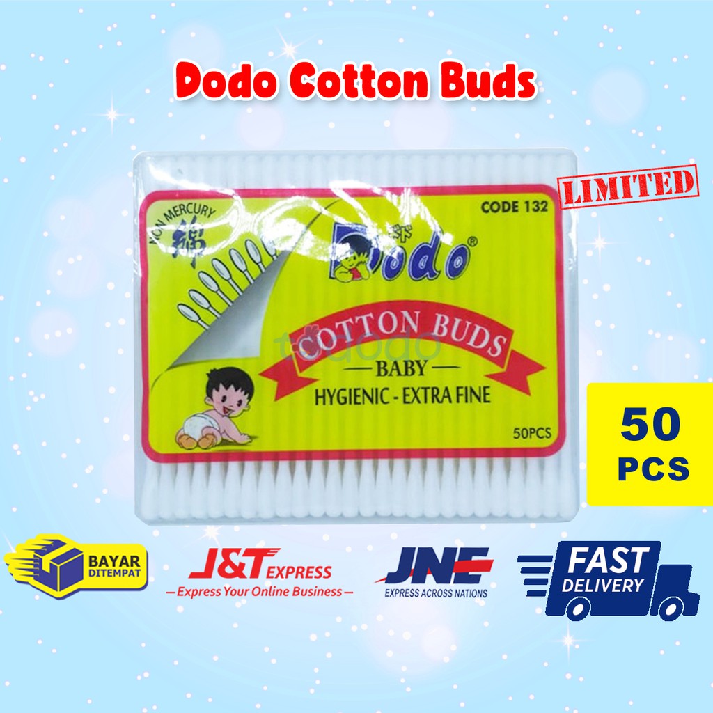 Dodo Cotton Buds 132/50 S Halus - Korek Kuping