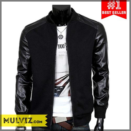 Jaket Baseball Varsity / Jaket Semi Kulit Baseball Varsity