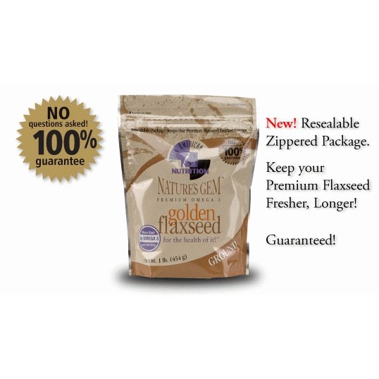 

Nature's Gem Premium Omega 3 Golden Flaxseed