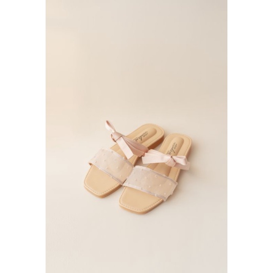 Ittaherl Edina home 2 strap warna sand size 41 (24.5-25cm)