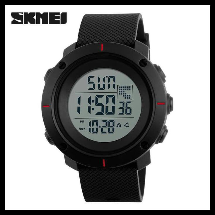 4vu7 jam tangan led skmei original model 1213 dg1213 - grey wb1u