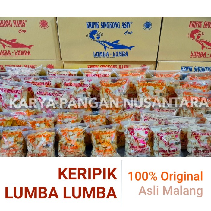 

MURAH KRIPIK SINGKONG LUMBA LUMBA ORIGINAL / KERIPIK SINGKONG MANIS 500 GR - Asin, Kardus Saja