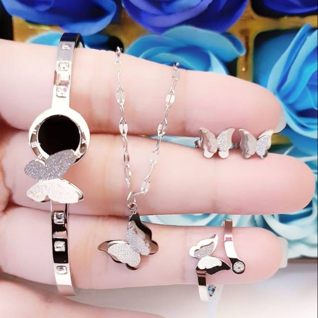 Titanium set perhiasan 1301h