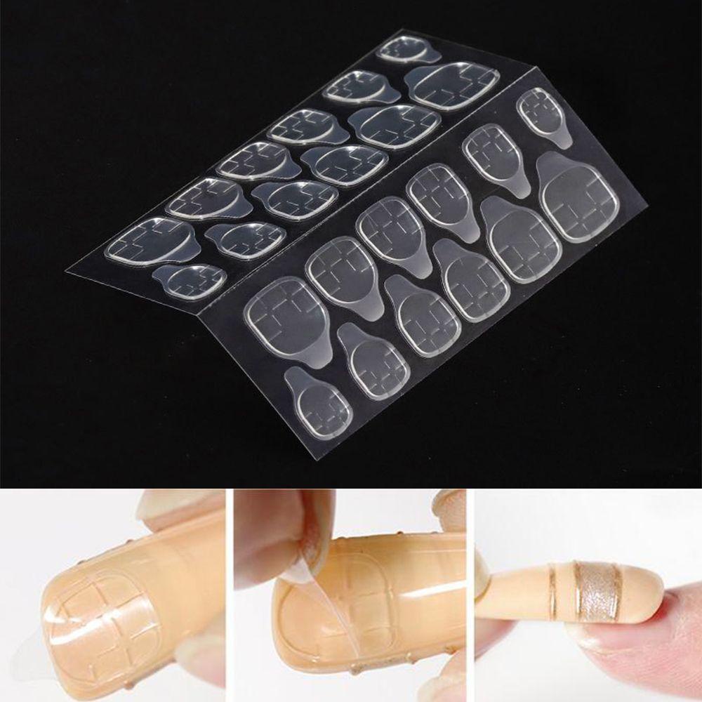 SUYO Nail Art Tape Baru Dua Sisi DIY Tips Decals Manicure Extension Untuk 10lembar 240PCs