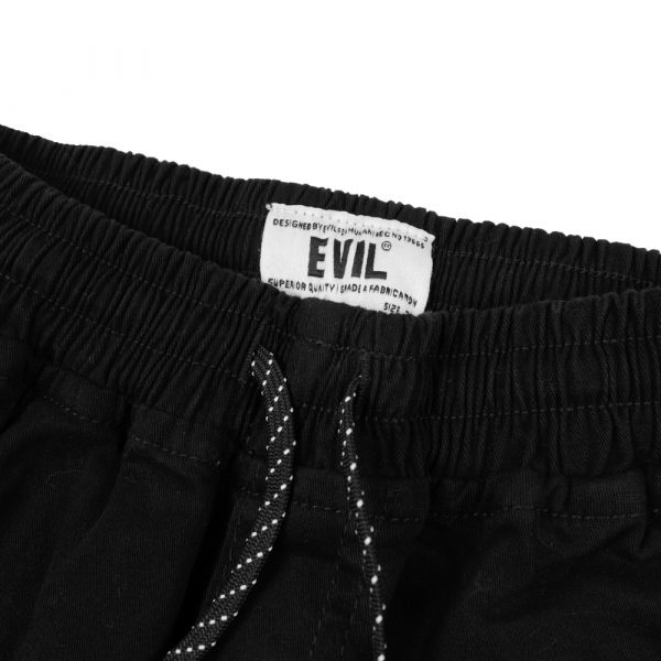 CELANA PANJANG JOGGER EVIL ARMY | MORAL F22 BLACK