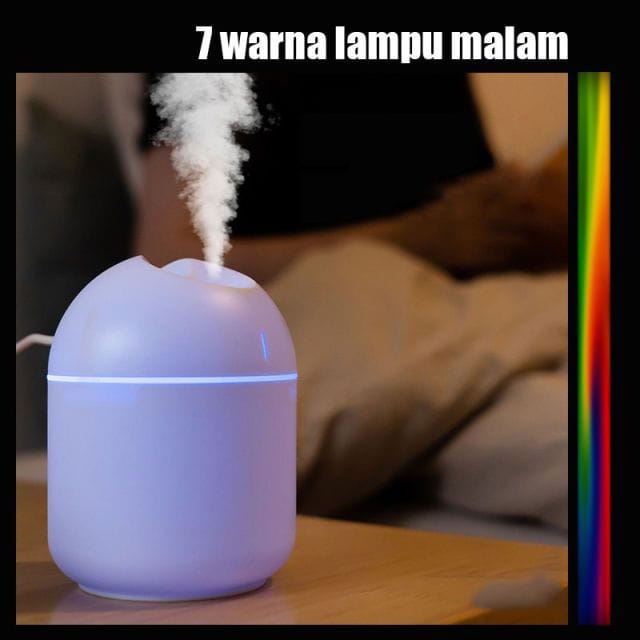 [MURAH] humidifier 250ml/diffuser aromaterapi/ Humidifier Udara/Purifier Air Diffuser Portable /Pelembab udara /pewangi dan penyegar udara/ Penjernih Udara ORIGINAL