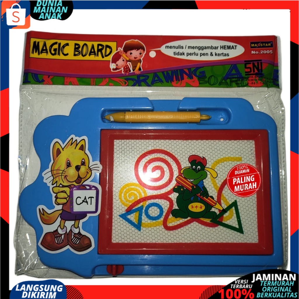 Mainan Anak Drawing Board Magnetic Papan Tulis Magnetik Hapus Gambar Dan Menulis Edukasi