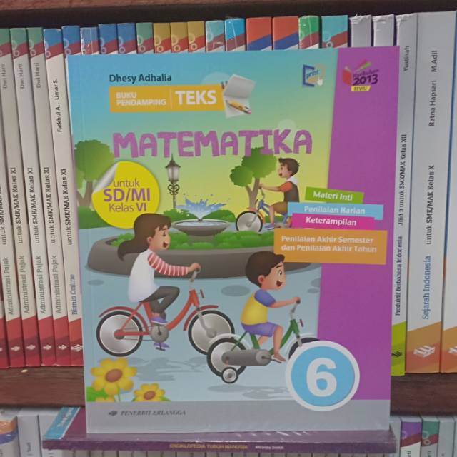 Jual Buku Buping Matematika Kelas 6 Sd K13n Erlangga Indonesia Shopee Indonesia