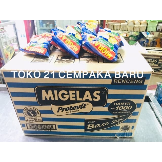 

Mi Gelas Rasa BASO SAPI 1 KARTON isi 120 PCS | Migelas Bakso Sapi Murah