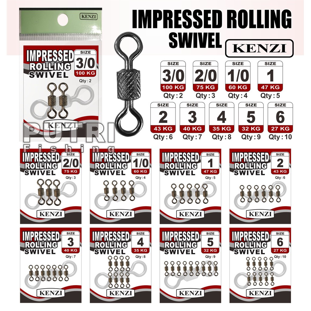 KENZI IMPRESSED ROLLING SWIVEL