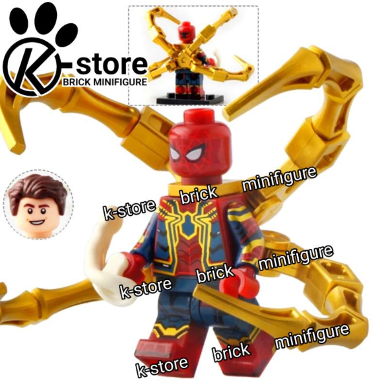 lego spider-man spiderman iron spider avengers endgame minifigure