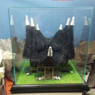 73 Koleksi Contoh Gambar Miniatur Rumah Gadang HD Terbaru