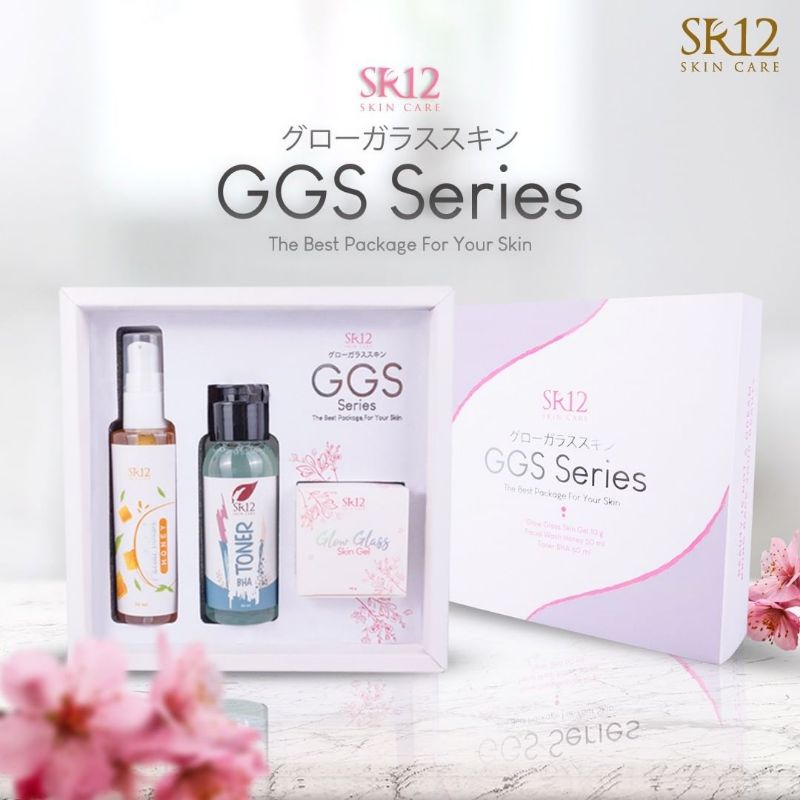 Glow Glass Skin Series SR12 Skincare / Paket Wajah Glowing BPOM