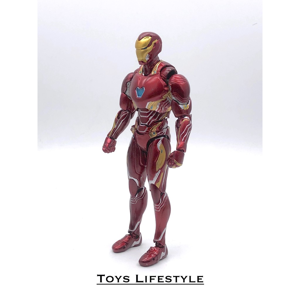 Action Figure Iron Man The Avengers MK50 &amp; Tamashii Stage