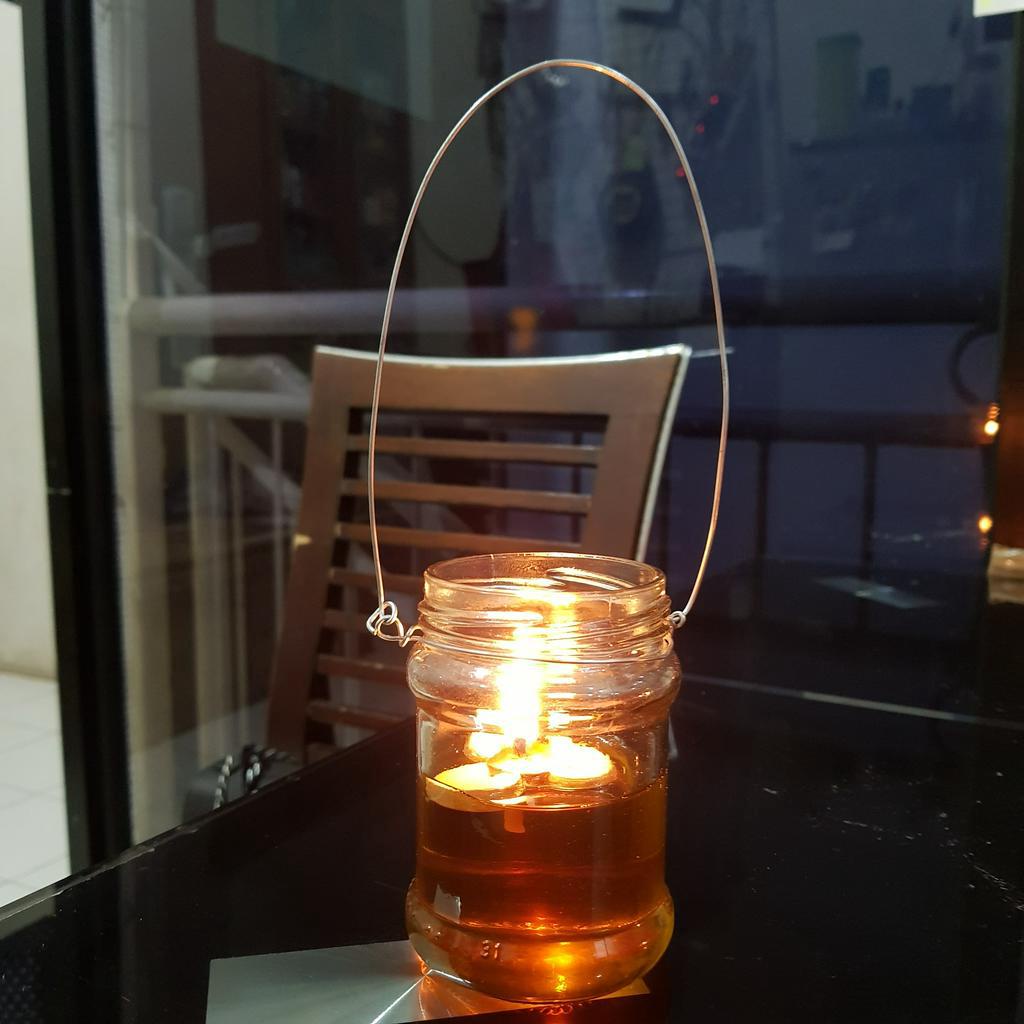 Candle in jar  /  botol kaca lilin / dekorasi / botol souvenir kado  / botol lampu taman / LILIN DEKOR RUANGAN / BOTOL UNIK LUCU KADO SOUVENIR / BOTOL LILIN