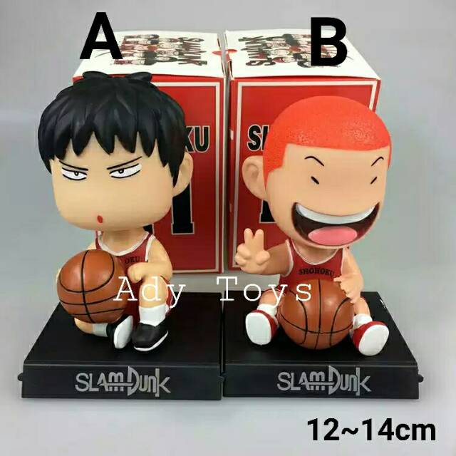 Jual Hanamichi Sakuragi Rukawa Kaede Slam Dunk Shohoku Bobblehead