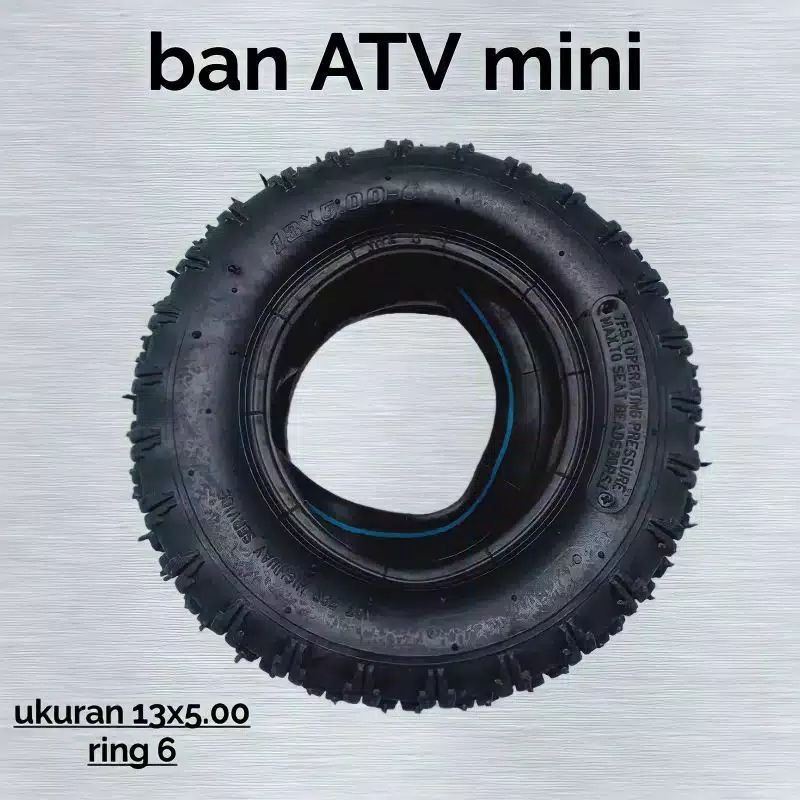 BAN ATV MINI UKURAN 13X5.00-6 RING 6