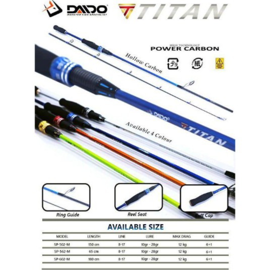 JORAN DAIDO TITAN CARBON 150CM , 165 CM , 180CM