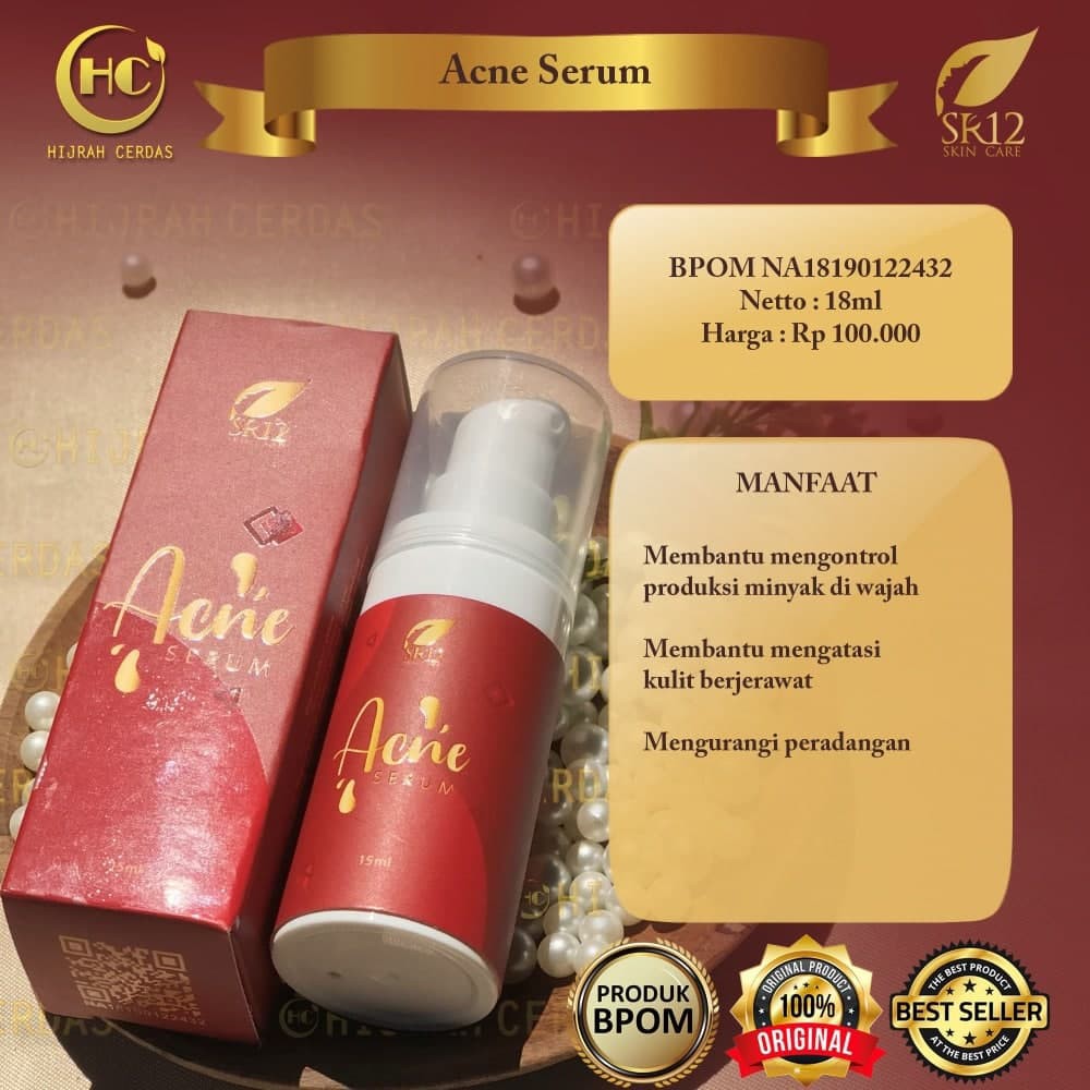 ACNE SERUM SR12 / SERUM WAJAH BERJERAWAT