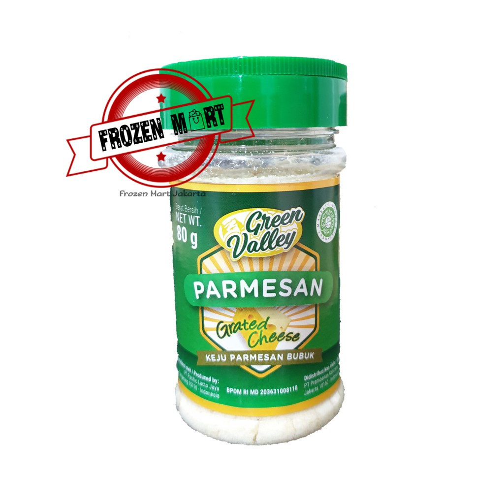 Green Valley Parmesan Cheese / Keju Parmesan Bubuk 80gr