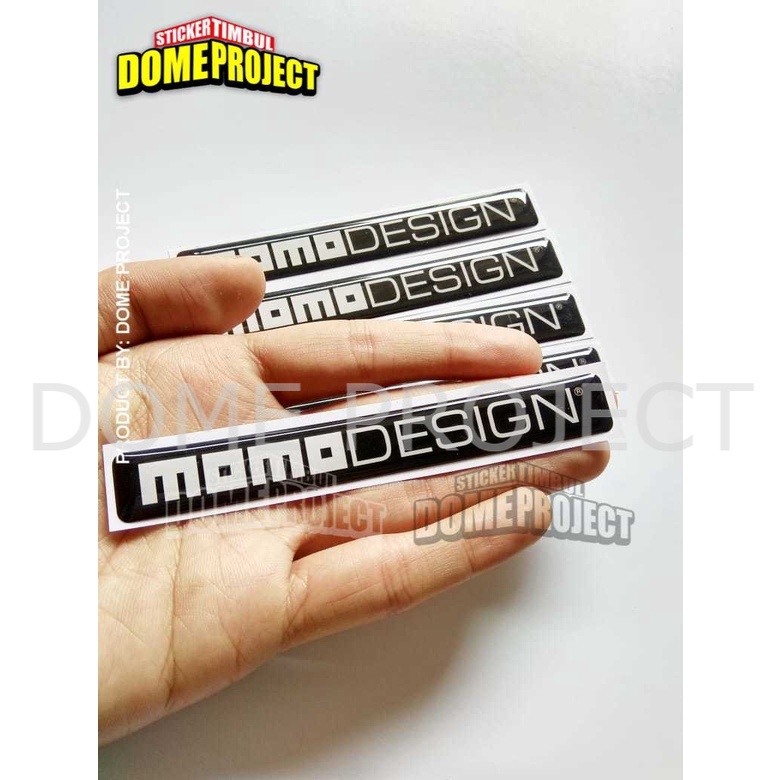 STIKER MOTOR TIMBUL EMBLEM MOTOR MOBIL LOGO MOMO DESIGN  KEREN AESTHETIC WATERPROOF