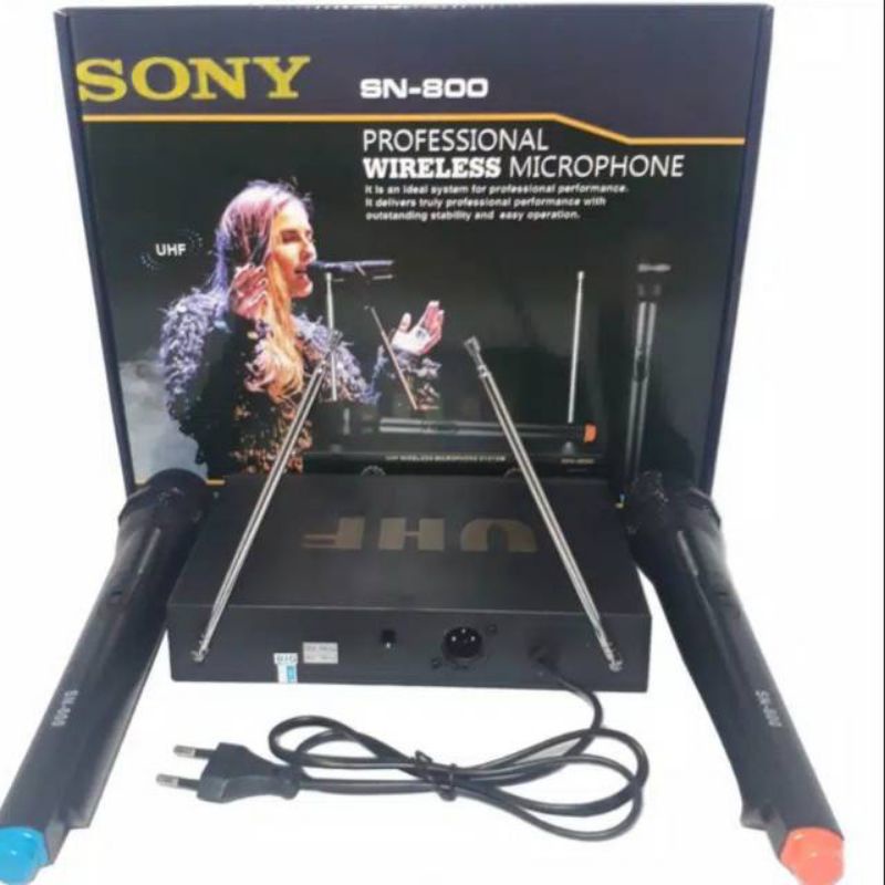 Mic SONY double wireless type SN 800 UHF