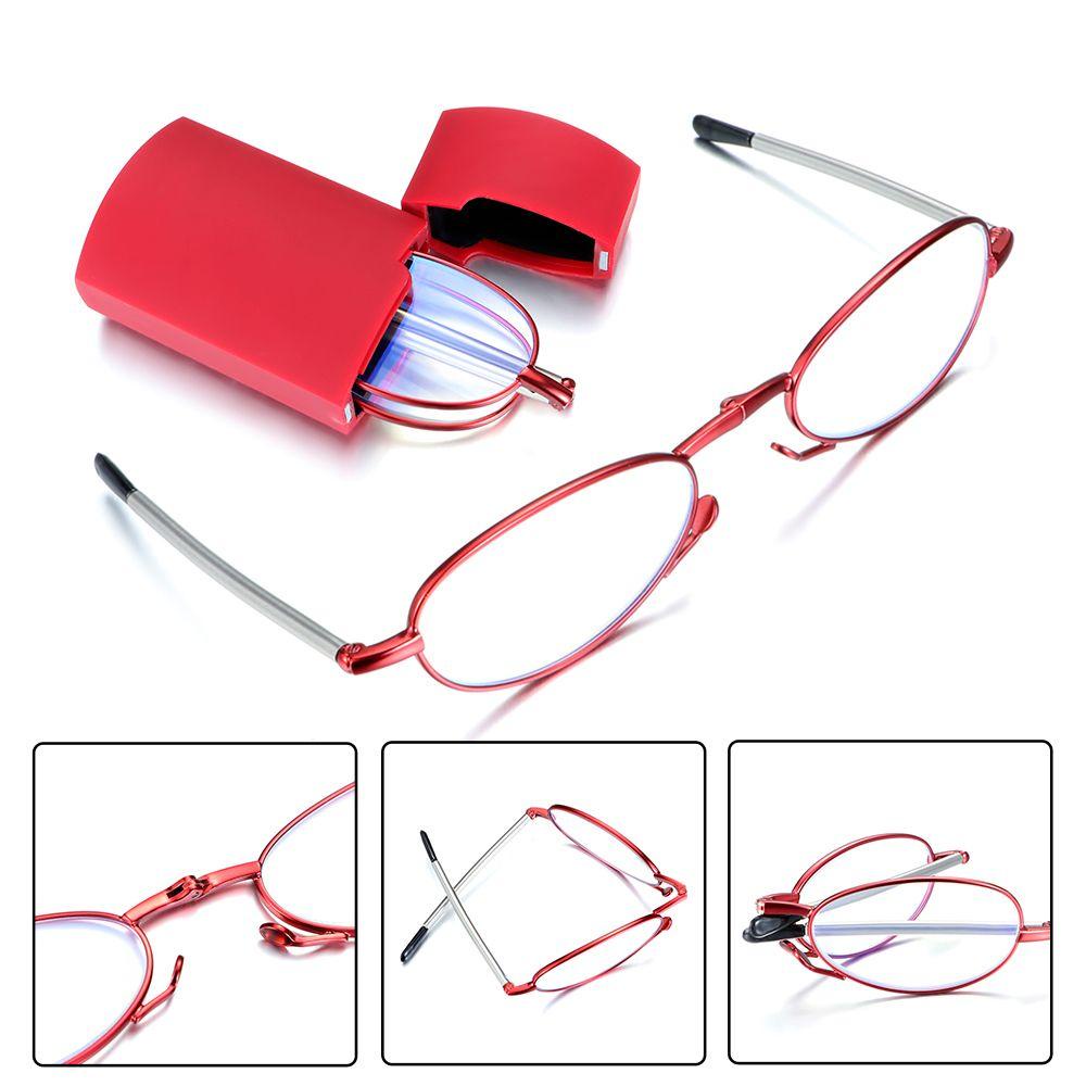 Lily Kacamata Baca Lipat Pria &amp; Wanita Compact Readers Glasses Kacamata Komputer