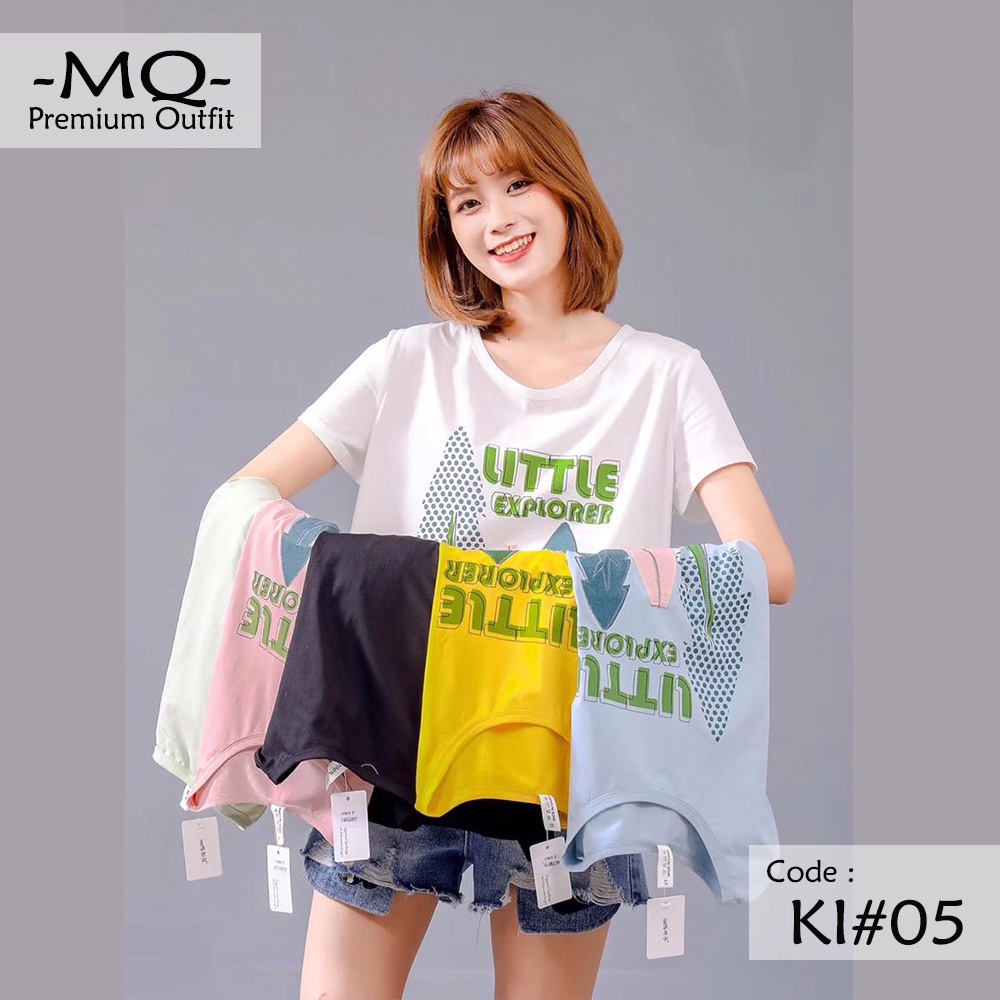 KAOS WANITA - Atasan Polos Cewek Oblong / Big Size Kualitas Premium Bahan Adem - MQ Store