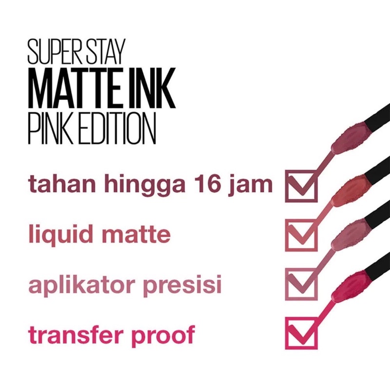 MAYBELLINE Super Stay Matte Ink Pink Edition