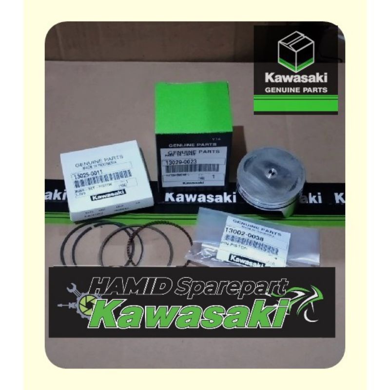 piston kit set atau seher set KLX 150S KLX S OS 50 original kawasaki  100 persen ori