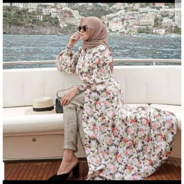 Real pic READY Original dan TERMURAH Maxi Dress Olla ramlan