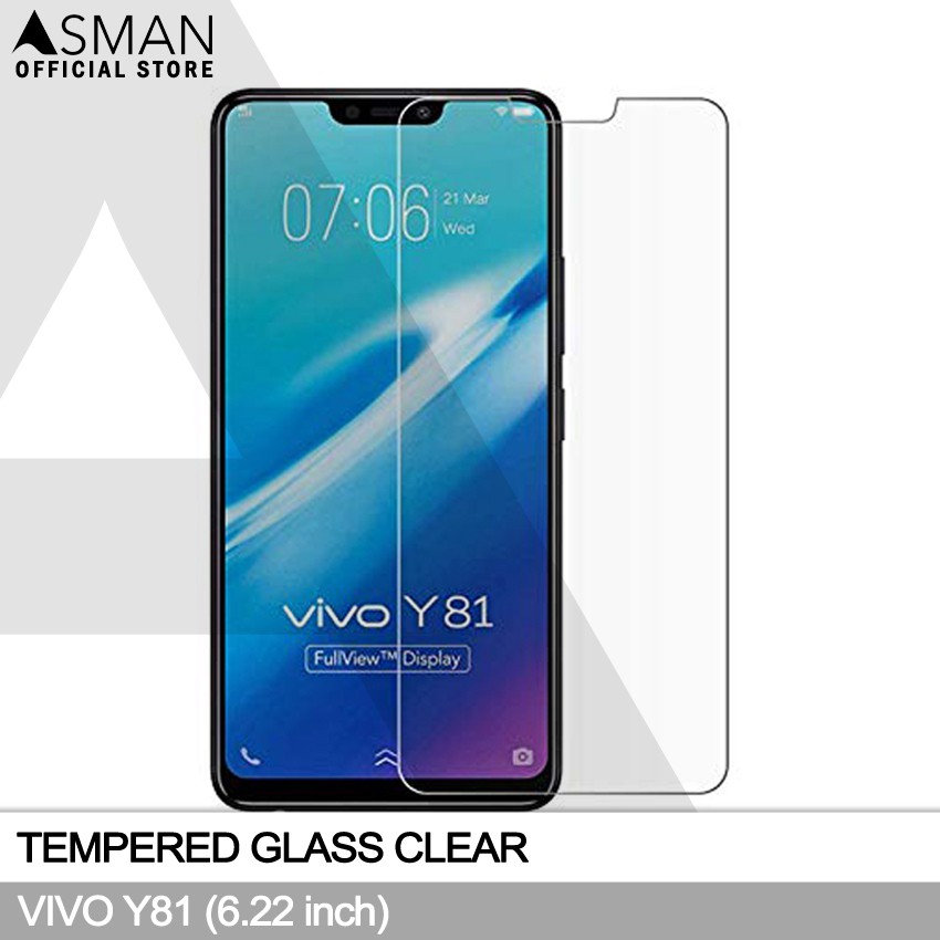 Tempered Glass VIVO Y81 (6.22&quot;) | Anti Gores Pelindung Layar Kaca - Bening