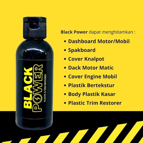 Penghitam Body Motor Mobil Permanen Black Power 30ml