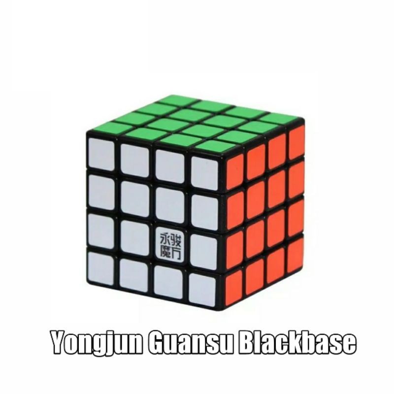 RUBIK 4X4 YJ YONGJUN YUCHUANG SPEED CUBE 4X4X4 BLACK BASE