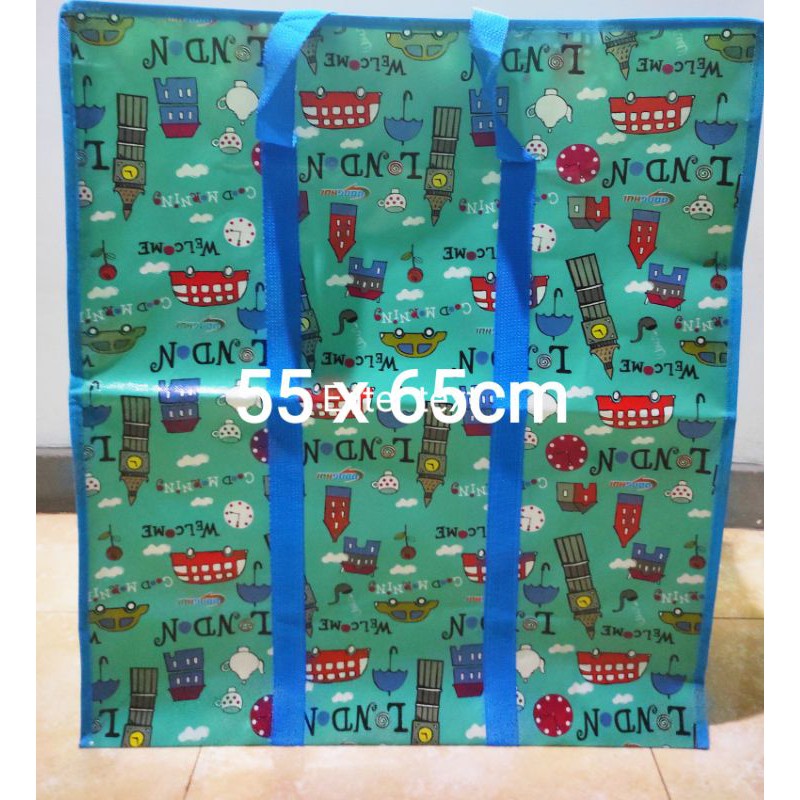 Tas Karung Plastik/Tas Serbaguna / Tas Belanja / Tas Plastik Besar / Shopping Bag XL/ Tas Laundry/ K